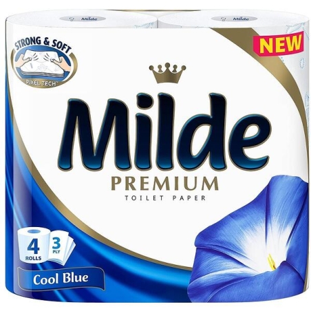 MILDE COOL BLUE ТОАЛЕТНА ХАРТИЯ 4 бр.