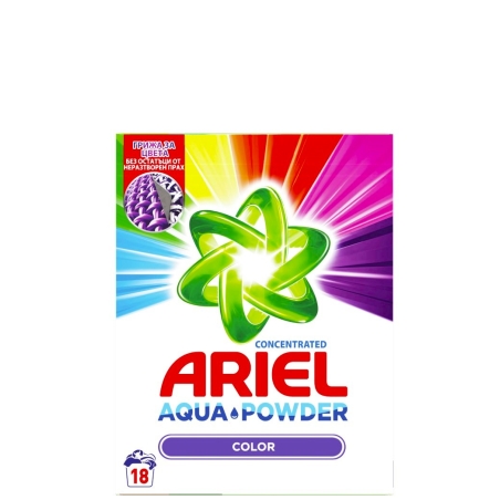 ARIEL AQUA POWDER COLOUR ПРАХ ЗА ПРАНЕ 1.170 кг.