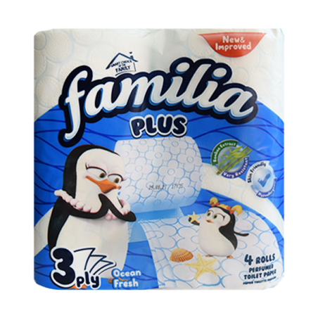 FAMILIA OCEAN FRESH ТОАЛЕТНА ХАРТИЯ 4 бр.