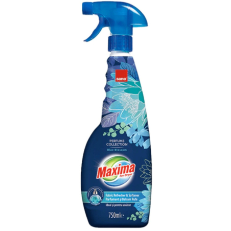 SANO MAXIMA BLUE BLOSSOM ОМЕКОТИТЕЛ-СПРЕЙ ЗА СУШИЛНЯ  750 мл.