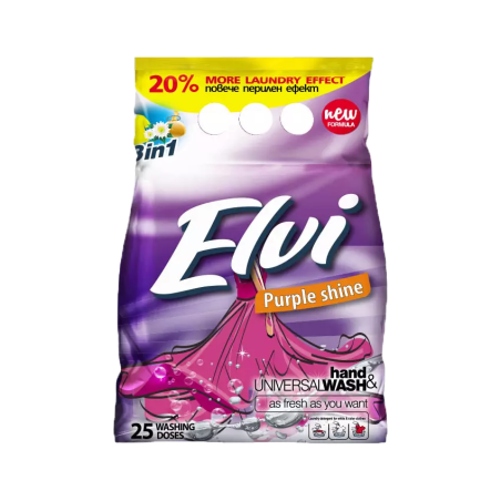 ELVI PURPLE SHINE HAND WASH ПРАХ ЗА ПРАНЕ 2 кг.