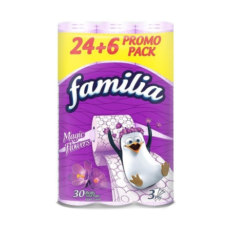 FAMILIA ТОАЛЕТНА ХАРТИЯ АРОМАТИЗИРАНА 24+6 бр.