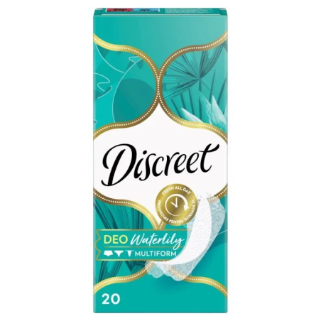 DISCREET DEO WATERLILY MULTIFORM ДАМСКИ ПРЕВРЪЗКИ ЕЖЕДНЕВНИ 20 бр. / опак.
