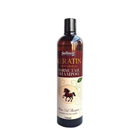 SELINOR KERATIN PROFESSIONAL HORSE TAIL ШАМПОАН 750 мл.