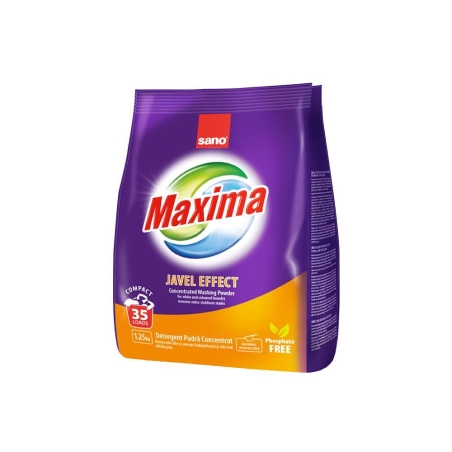 SANO MAXIMA JAVEL EFFECT ПРАХ ЗА ПРАНЕ 1.25 кг.