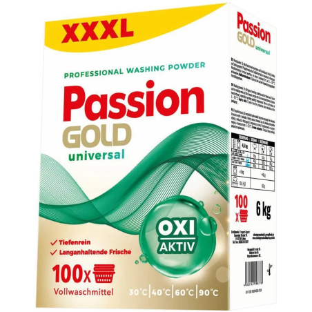 PASSION GOLD UNIVERSAL ПРАХ ЗА ПРАНЕ 6 кг.