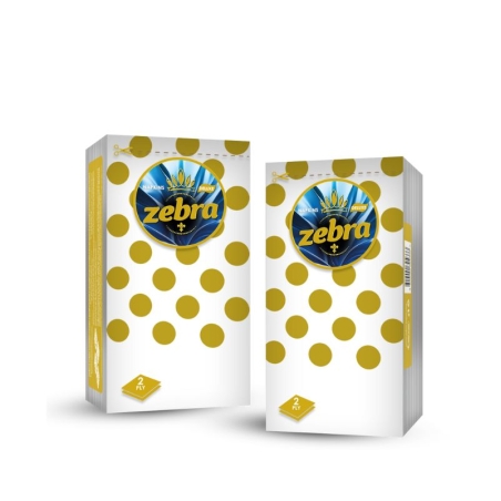 ZEBRA DELUX САЛФЕТКИ 40 бр./разл. цветове