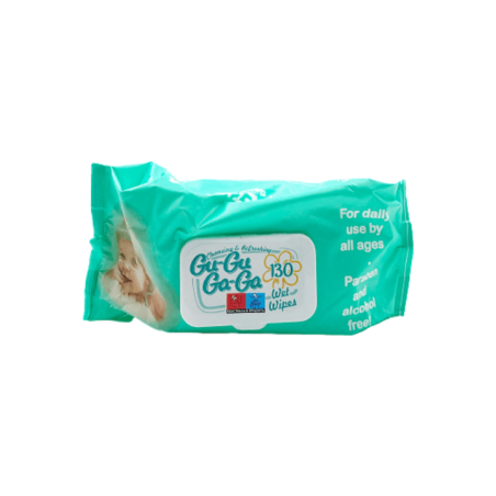 GU-GU GA-GA ЗЕЛЕНИ МОКРИ КЪРПИ С КАПАК 130 бр.