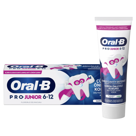 ORAL-B PRO JUNIOR 6 - 12 YEARS ДЕТСКА ПАСТА ЗА ЗЪБИ 75 мл.