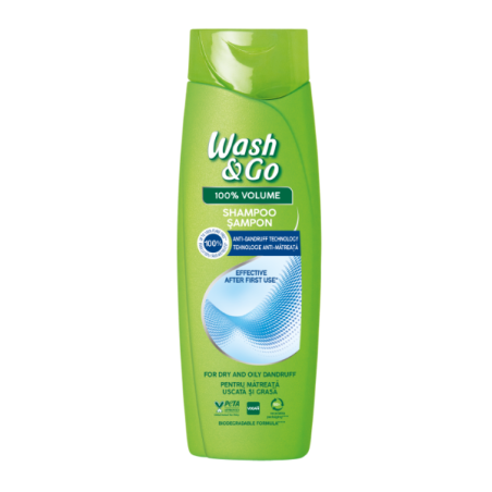 WASH & GO ANTI DANDRUFF ШАМПОАН 180 мл.
