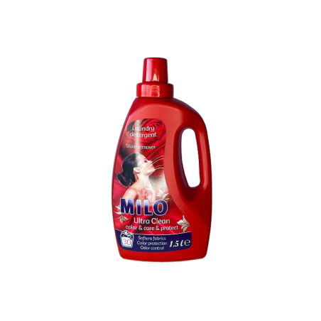 MILO ULTRA CLEAN COLOUR & CARE & PROTECT ТЕЧЕН ПЕРИЛЕН ПРЕПАРАТ ЗА ЦВЕТНИ ТЪКАНИ 1500 мл.