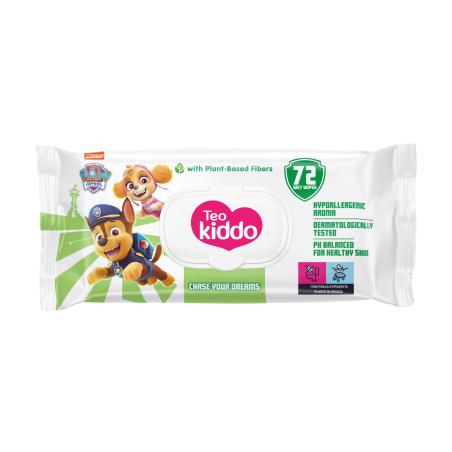 TEO KIDDO МОКРИ КЪРПИ 72 бр.
