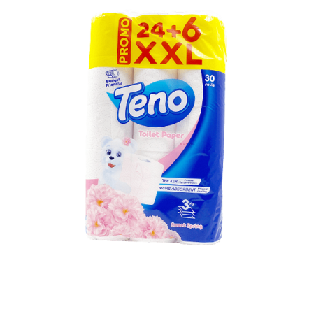 TENO SWEET SPRING ТОАЛЕТНА ХАРТИЯ 24+6 бр.