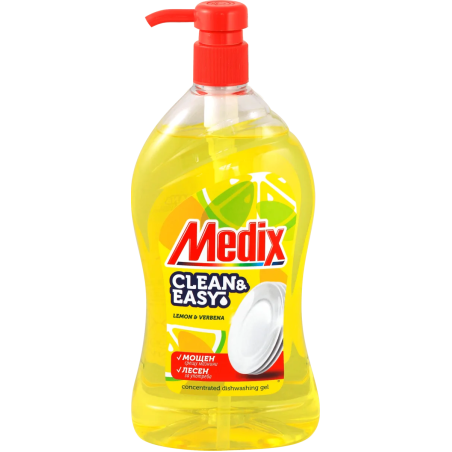 MEDIX LEMON AND VERBENA ПРЕПАРАТ ЗА СЪДОВЕ ПОМПА 800 мл.