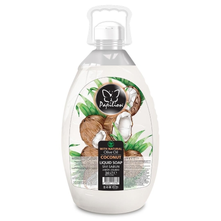 PAPILION OLIVE OIL AND COCONUT ТЕЧЕН САПУН 3600 мл.