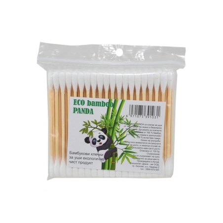 PANDA БАМБУК ПЛИК КЛЕЧКИ ЗА УШИ 100 бр.