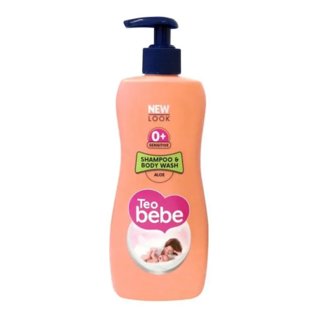 TEO BEBE АЛОЕ ВЕРА ШАМПОАН И ДУШ ГЕЛ 400 мл.