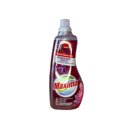 SANO MAXIMA SOFT SILK ТЕЧЕН ПЕРИЛЕН ПРЕПАРАТ ЗА БЕЛИ И ЦВЕТНИ ТЪКАНИ 1500 мл.