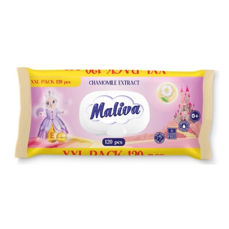 MALIVA НЕВЕН МОКРИ КЪРПИ С КАПАК 120 бр.