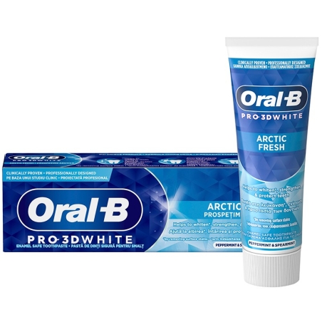 ORAL-B PRO 3D WHITE ARCTIC FRESH ПАСТА ЗА ЗЪБИ 75 мл.