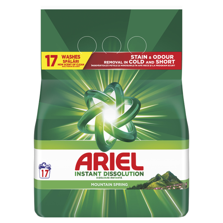 ARIEL INSTANT DISSOLUTION MOUNTAIN SPRING ПРАХ ЗА ПРАНЕ 1.105 гр.