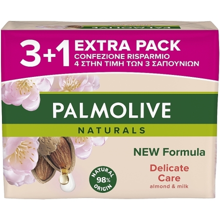 PALMOLIVE ALMOND AND MILK САПУН 3+1 x 90 гр.