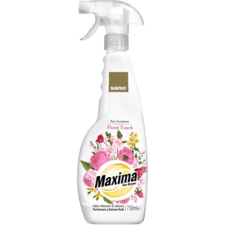 SANO MAXIMA FLORAL TOUCH ОМЕКОТИТЕЛ-СПРЕЙ ЗА СУШИЛНЯ 750 мл.