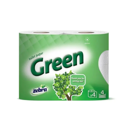 ZEBRA  ECO GREEN ТОАЛЕТНА ХАРТИЯ  4 бр.