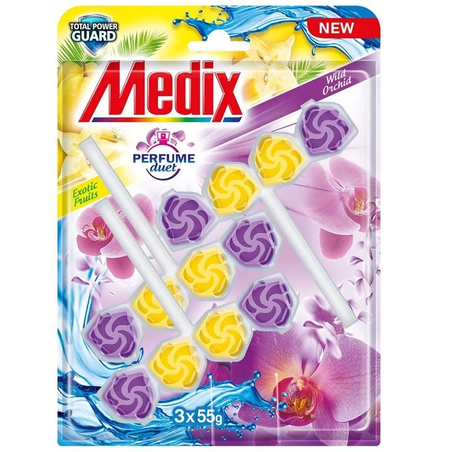 MEDIX EXOTIC FRUITS WC БЛОКЧЕ 3 бр./опак.