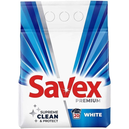 SAVEX PREMIUM WHITE AND COLOURS ПРАХ ЗА ПРАНЕ 1800 мл.
