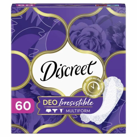 DISCREET DEO IRRESISTIBLE MULTIFORM ДАМСКИ ПРЕВРЪЗКИ ЕЖЕДНЕВНИ 60бр. / опак.