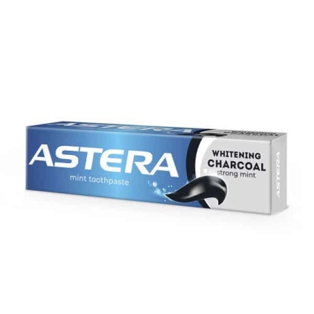 ASTERA TOTAL WHITENING CHARCOAL ПАСТА ЗА ЗЪБИ 110 гр.