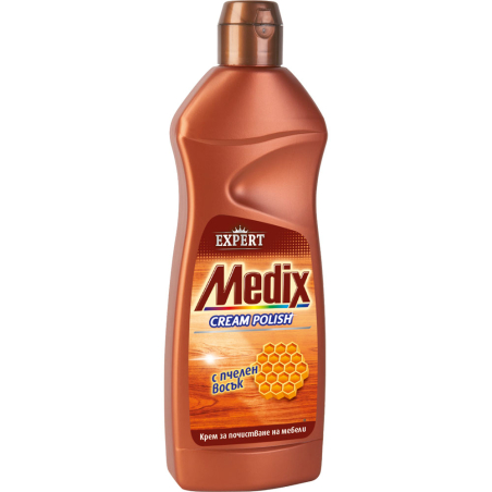 MEDIX CREAM POLISH BEESWAX ПРЕПАРАТ ЗА ПОЧИСТВАНЕ НА МЕБЕЛИ  500 мл.