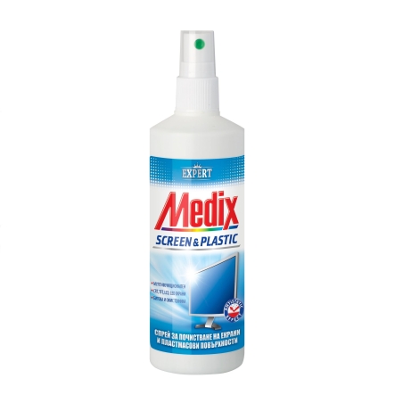 MEDIX SCREEN AND PLASTIC ПРЕПАРАТ ЗА ЕКРАНИ И ПЛАСТМАСИ 200 мл.