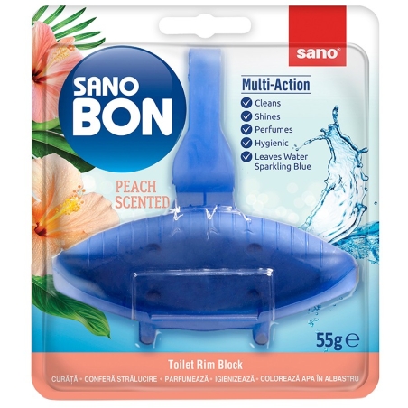 SANO BON PEACH SCENTED WC БЛОКЧЕ