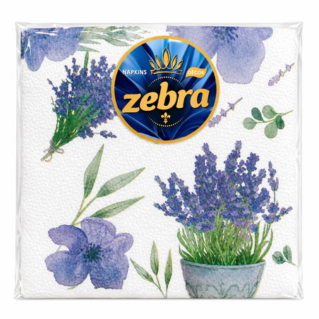 ZEBRA DECOR FLORA САЛФЕТКИ 45 бр. / опак.
