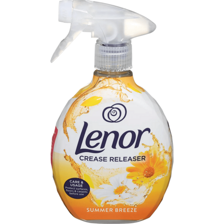LENOR CREASE RELEASER SUMMER BREEZE АРОМАТИЗАТОР СПРЕЙ ЗА ТЪКАНИ 500 мл.