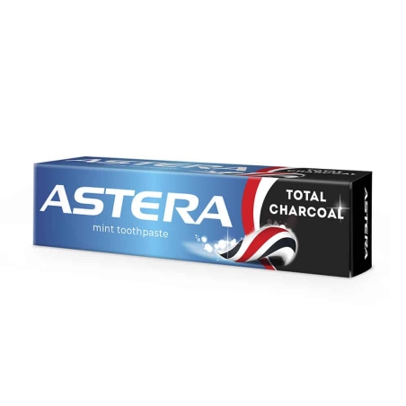 ASTERA TOTAL CHARCOAL ПАСТА ЗА ЗЪБИ 110 гр.