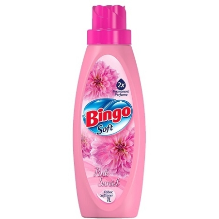 BINGO SOFT PINK SUNSET ОМЕКОТИТЕЛ 1000 мл.