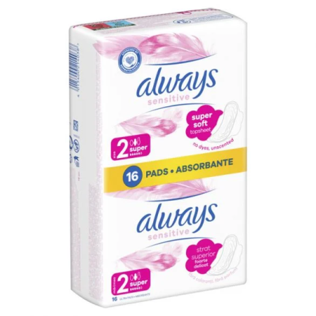 ALWAYS SENSITIVE SUPER ДАМСКИ ПРЕВРЪЗКИ 16 бр. / опак.