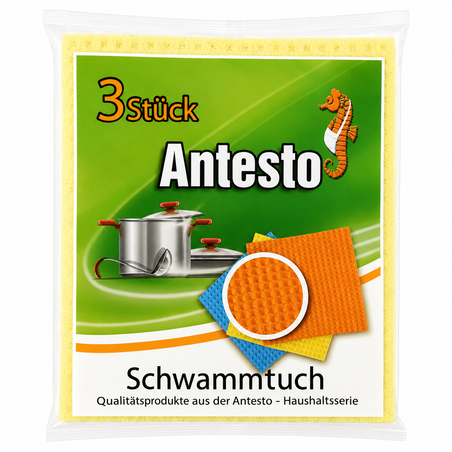 ANTESTO ПОПИВАТЕЛНИ ГЪБИ 17.5 см / 19.5 см. 3 бр. / опак.