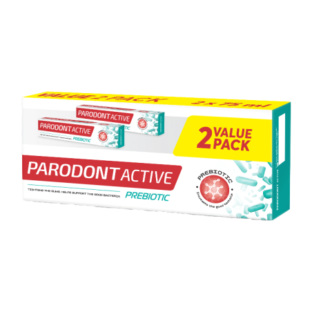 ASTERA PARODONT ACTIVE PREBIOTIC ПАСТА ЗА ЗЪБИ 2 X 75 мл.