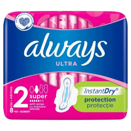 ALWAYS ULTRA SUPER ДАМСКИ ПРЕВРЪЗКИ  8 бр. /опак.