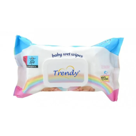 TRENDY МОКРИ КЪРПИ С КАПАК 120 бр.
