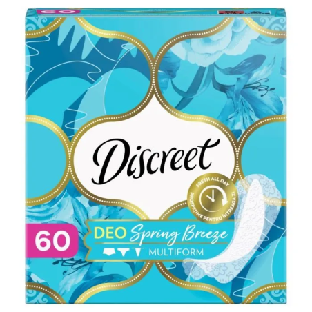 DISCREET DEO SPRING  BREEZE MULTIFORM ДАМСКИ ПРЕВРЪЗКИ ЕЖЕДНЕВНИ 60 бр. / опак.