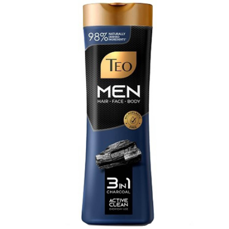TEO MEN CHARCOAL 3 IN 1 ШАМПОАН 350 мл.