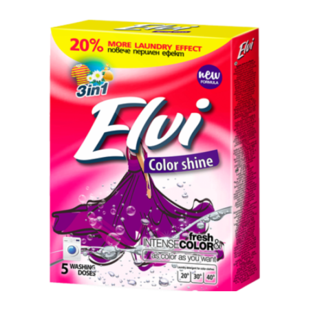 ELVI COLOUR SHINE ПРАХ ЗА ПРАНЕ 400 гр.