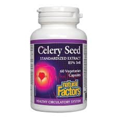 Подагра и високо кръвно налягане Целина (семена) – Celery Seed 75 mg х 60 капсули