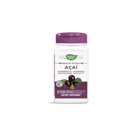 Акай (Асаѝ) - премиум екстракт Мощен антиоксидант 520 mg, 60 капсули