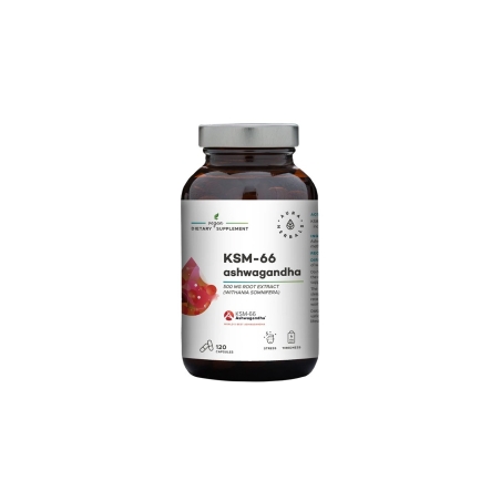 Стрес и добро настроение Ашваганда (KSM-66) 200 mg х 120 капсули